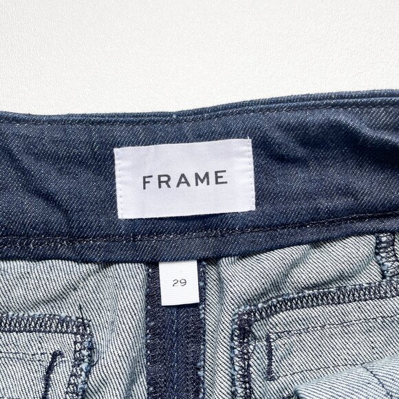 Frame Pixie Pleat Denim Pants Flare Jeans Rinse Size 29 NEW NWT - Picture 9 of 15